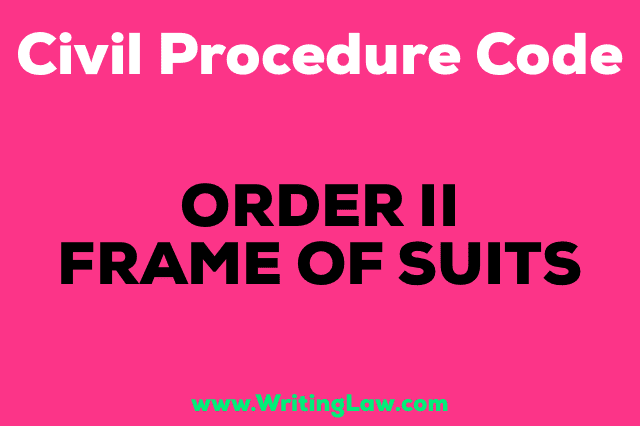 FRAME OF SUIT