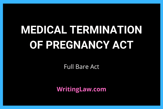 Medical Termination of Pregnancy Act