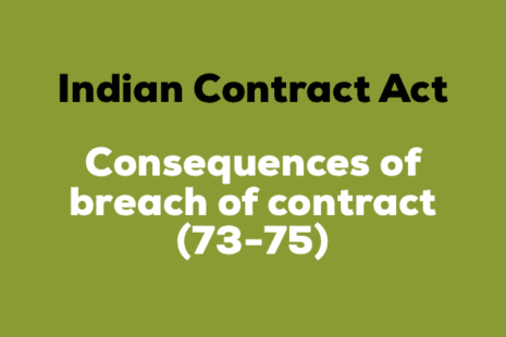 Chapter Vi Section 73 75 Consequences Of Breach Of Contract