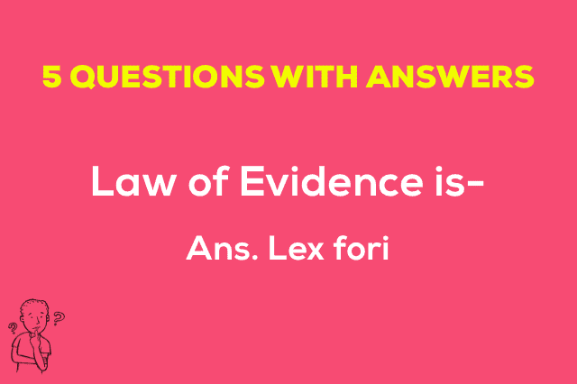 Law Question and Answers 4