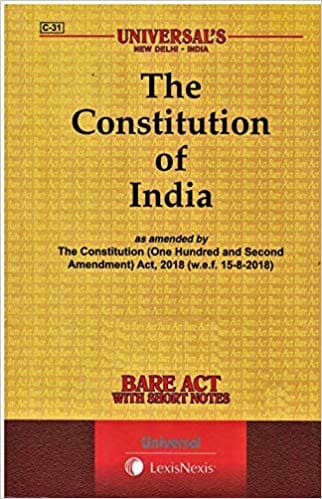 Constitution of India Bare Act Universal