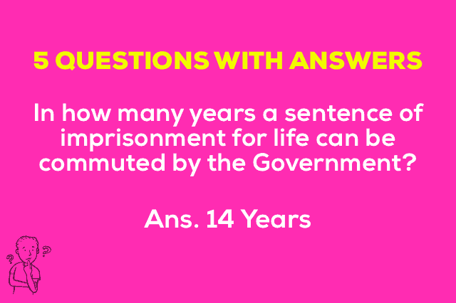 Imprisonment for life commuted