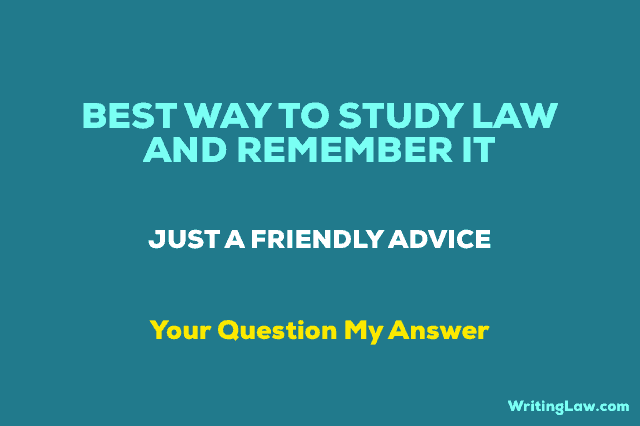 Tips to study law in India and remember it