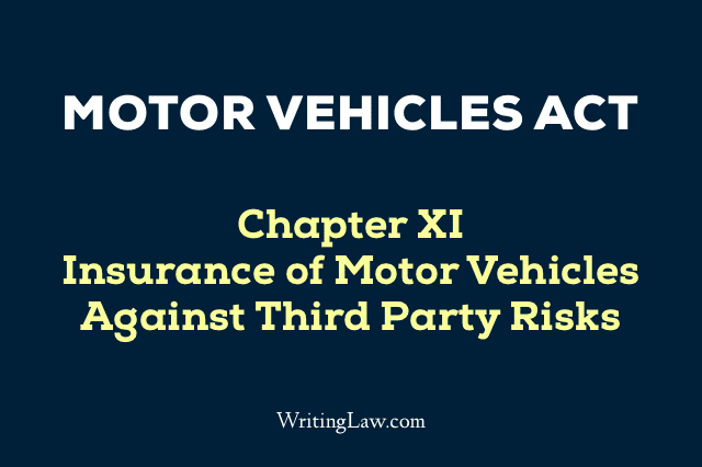 Motor Vehicles Act Chapter 11