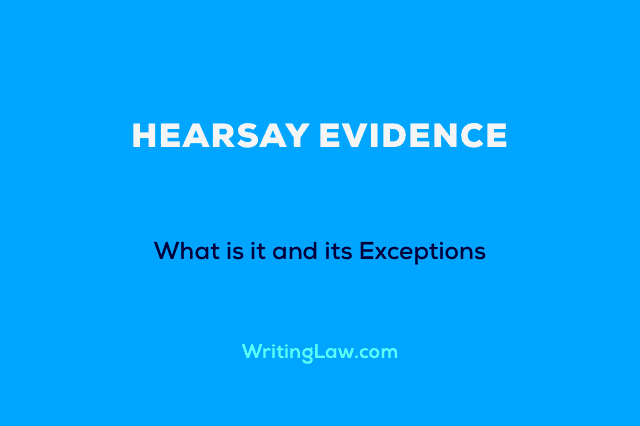 hearsay evidence case study