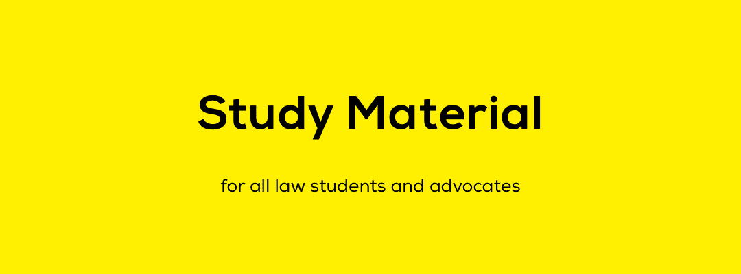 Law Study Material