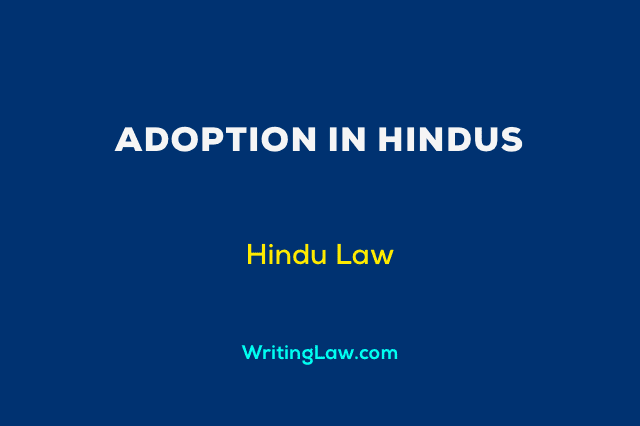 Rules for Adoption in Hindus