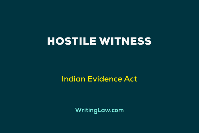 What is Hostile Witness