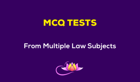 Law MCQ Tests