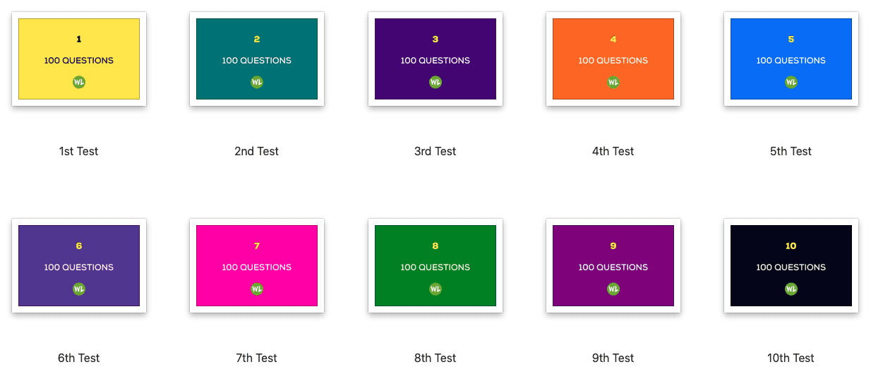 10 Law MCQ Tests