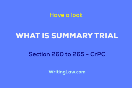 Summary Trial Explained - Criminal Procedure Code