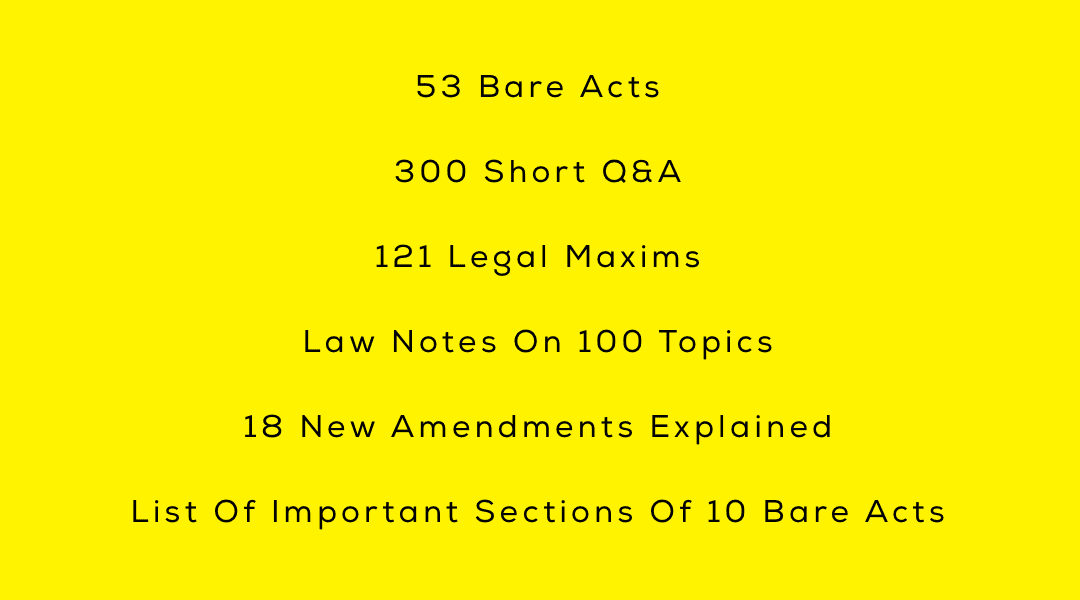 Law Study Material PDF