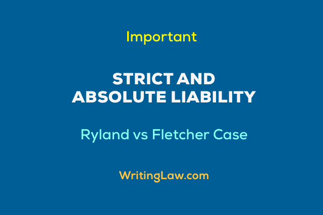 Strict and Absolute Liability Explained