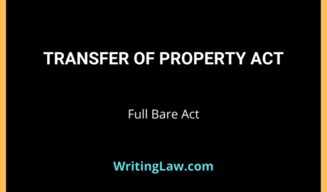 Updated Transfer of Property Act