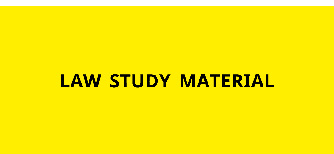 Law Study Material PDF and MCQ Tests