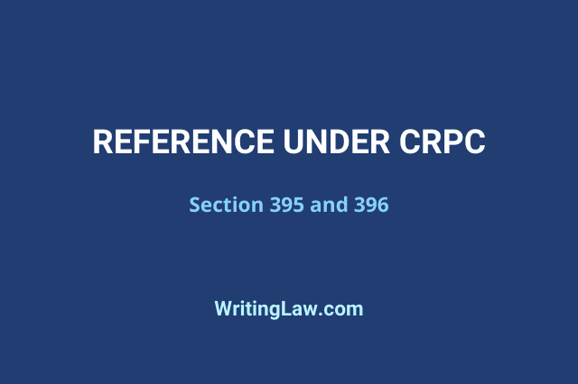 Reference under CrPC