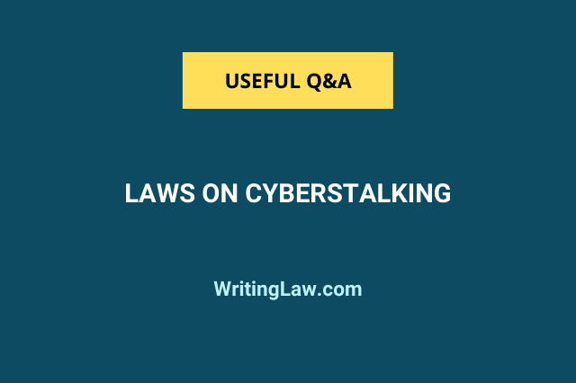 What are the laws on cyberstalking in India