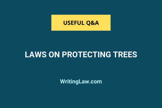 Laws on Protecting Trees in India