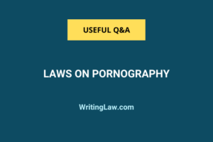 3 Important Laws on Pornography in India - WritingLaw