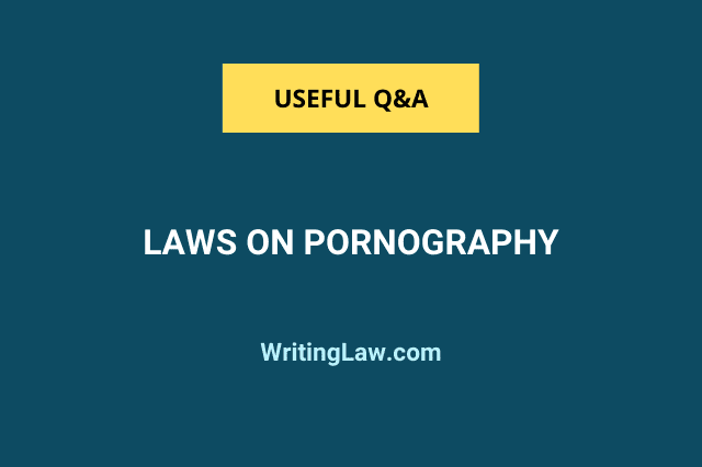 What are the laws on pornography in India