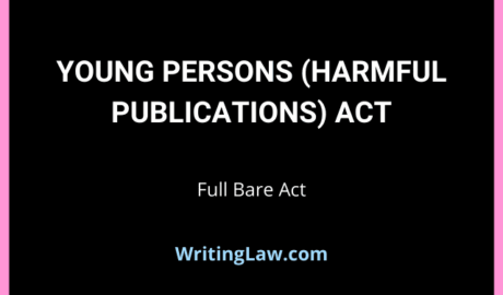 Young Persons (Harmful Publications) Act, 1956 Full Bare Act