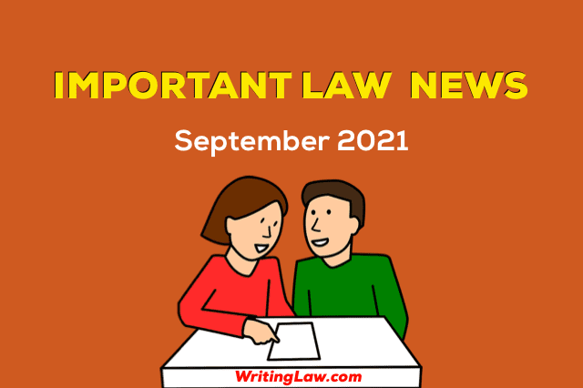 September 2021 - Law News for Students and Advocates