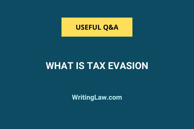 What Is Tax Evasion