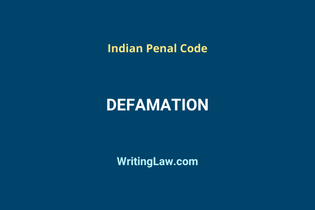 Defamation IPC