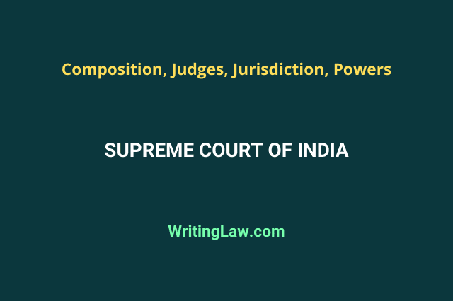 About Supreme Court of India