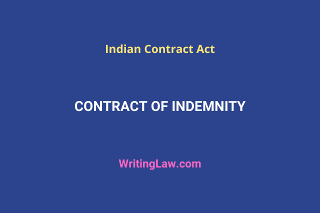 Contract of Indemnity in Contract Act