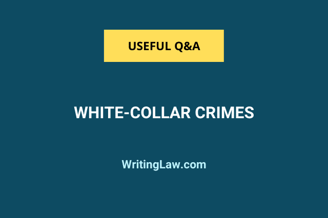 What Are White-Collar Crimes