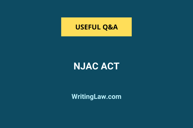 What Is the NJAC Act