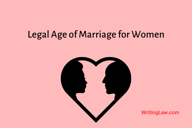 Legal age of marriage for women in India