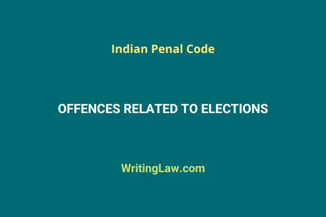 Offences related to elections as per IPC