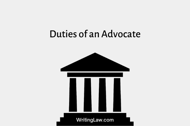 Duties of an Indian advocate