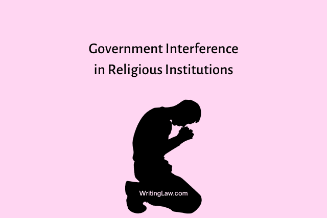 Indian government interference in religious institutions