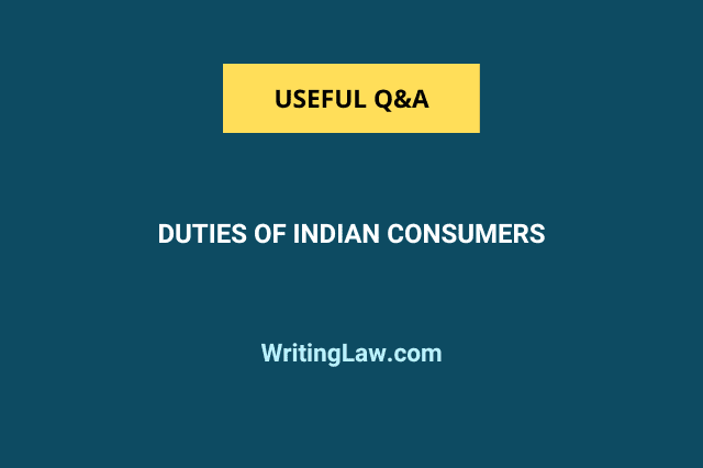 Duties of Indian Consumers