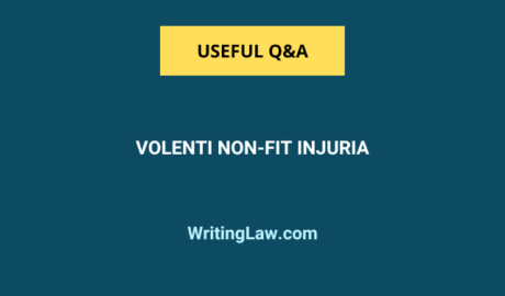 Volenti Non-Fit Injuria under the Law of Torts
