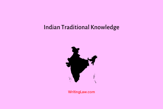 IPR - Indian Traditional Knowledge