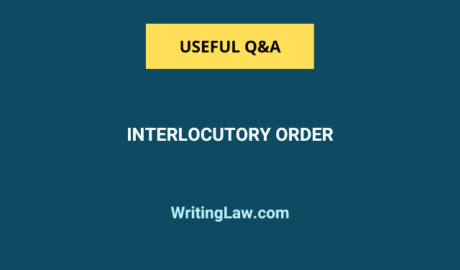 Interlocutory Order under CPC