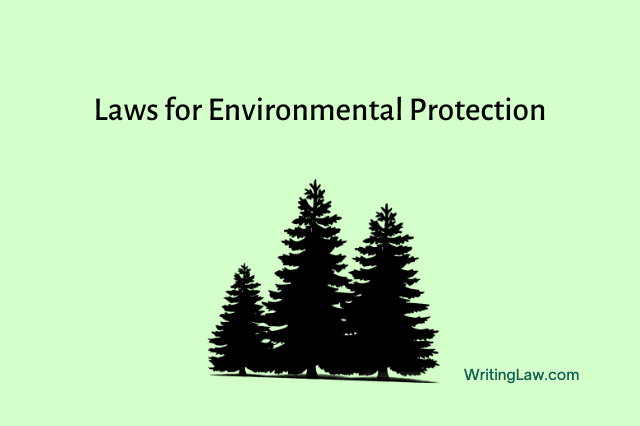 Laws for Environmental Protection in India