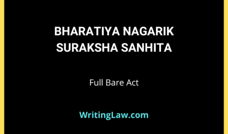 Bharatiya Nagarik Suraksha Sanhita Bare Act