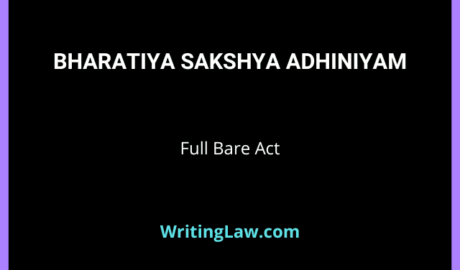 Bharatiya Sakshya Adhiniyam Bare Act