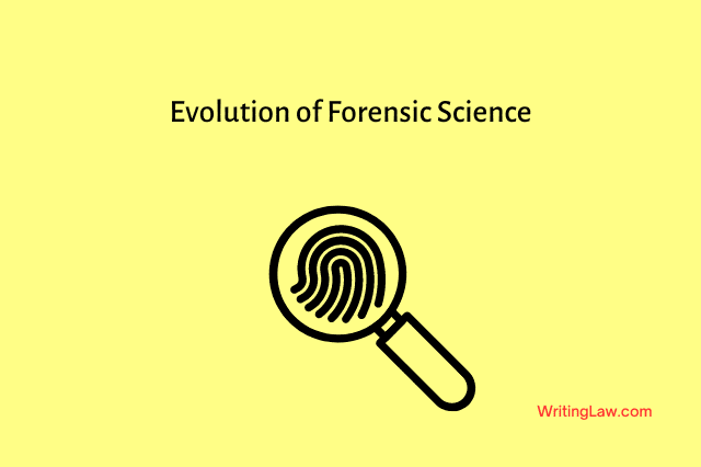 Evolution of Forensic Science