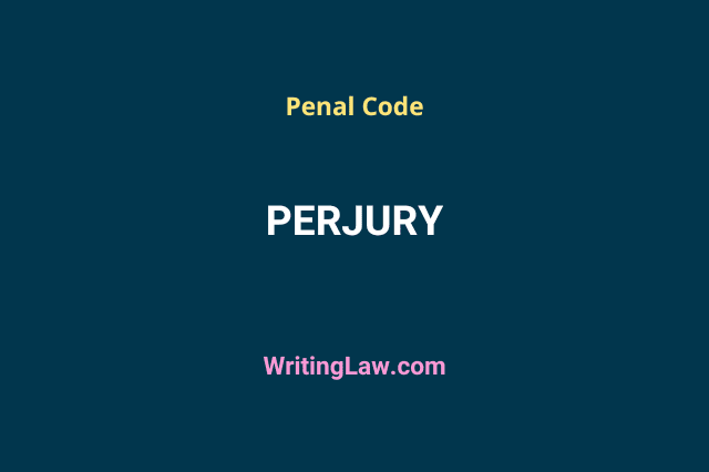 Perjury under Indian Laws