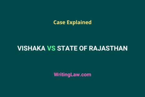 Vishaka vs State of Rajasthan - Case Explained in Simple Words