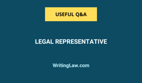 Who is a Legal Representative
