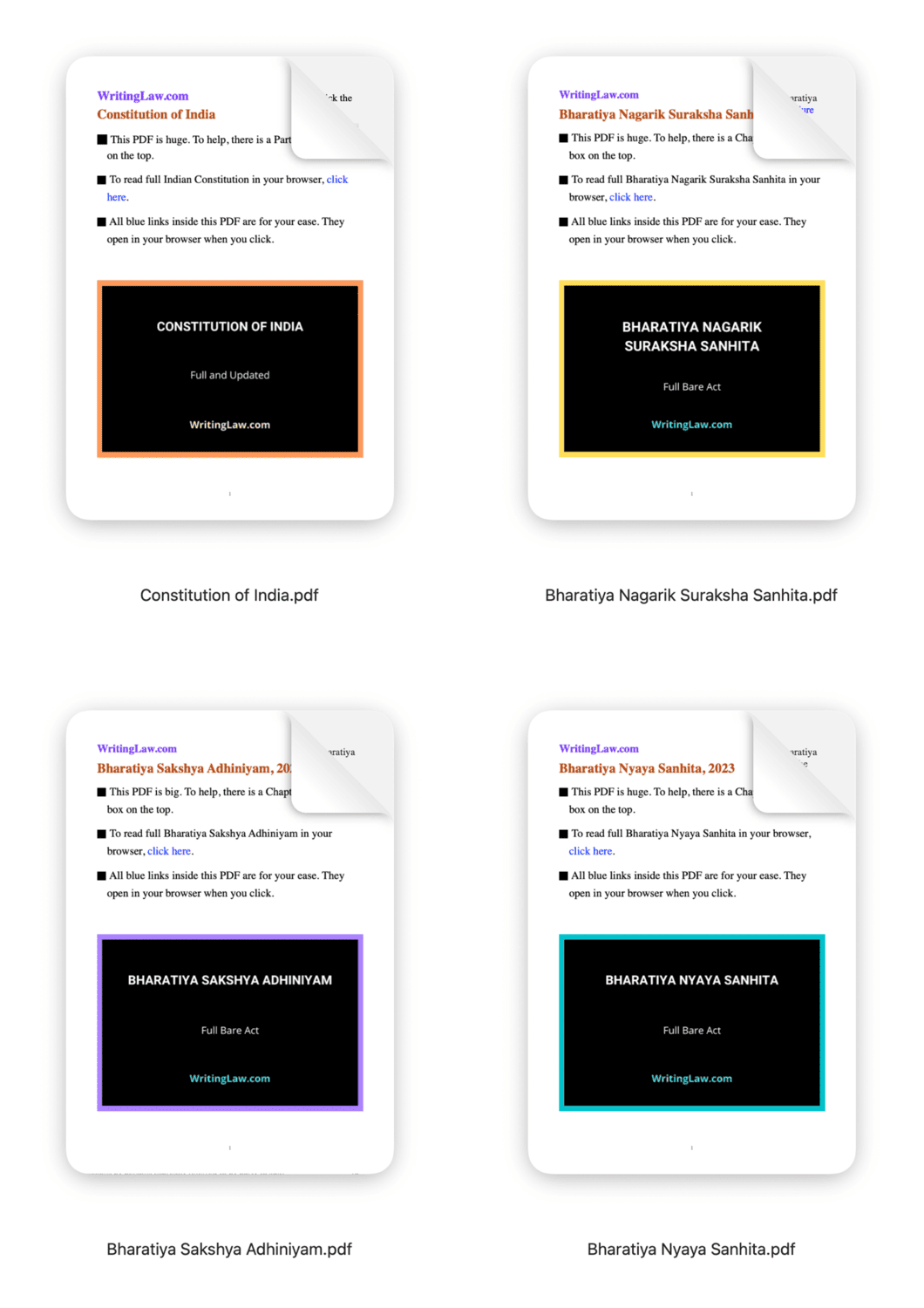 4 Bare Acts PDF ad