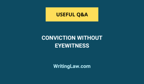 conviction without eyewitness