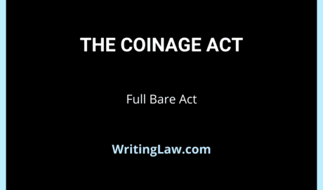 The Coinage Act Full Bare Act